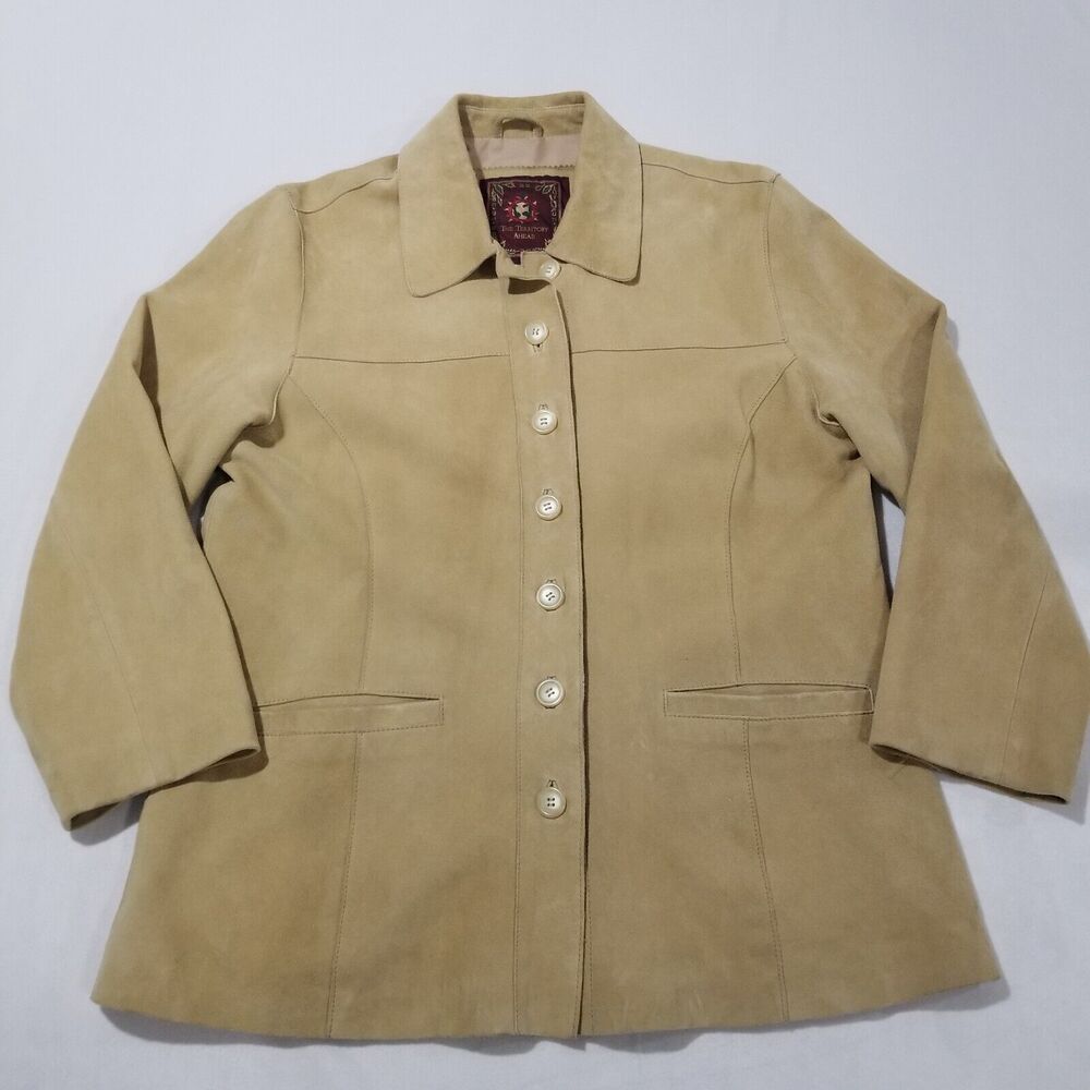 The Territory Ahead Jacket Womens 10 Suede Leather Rancher Parisian Yellowstone